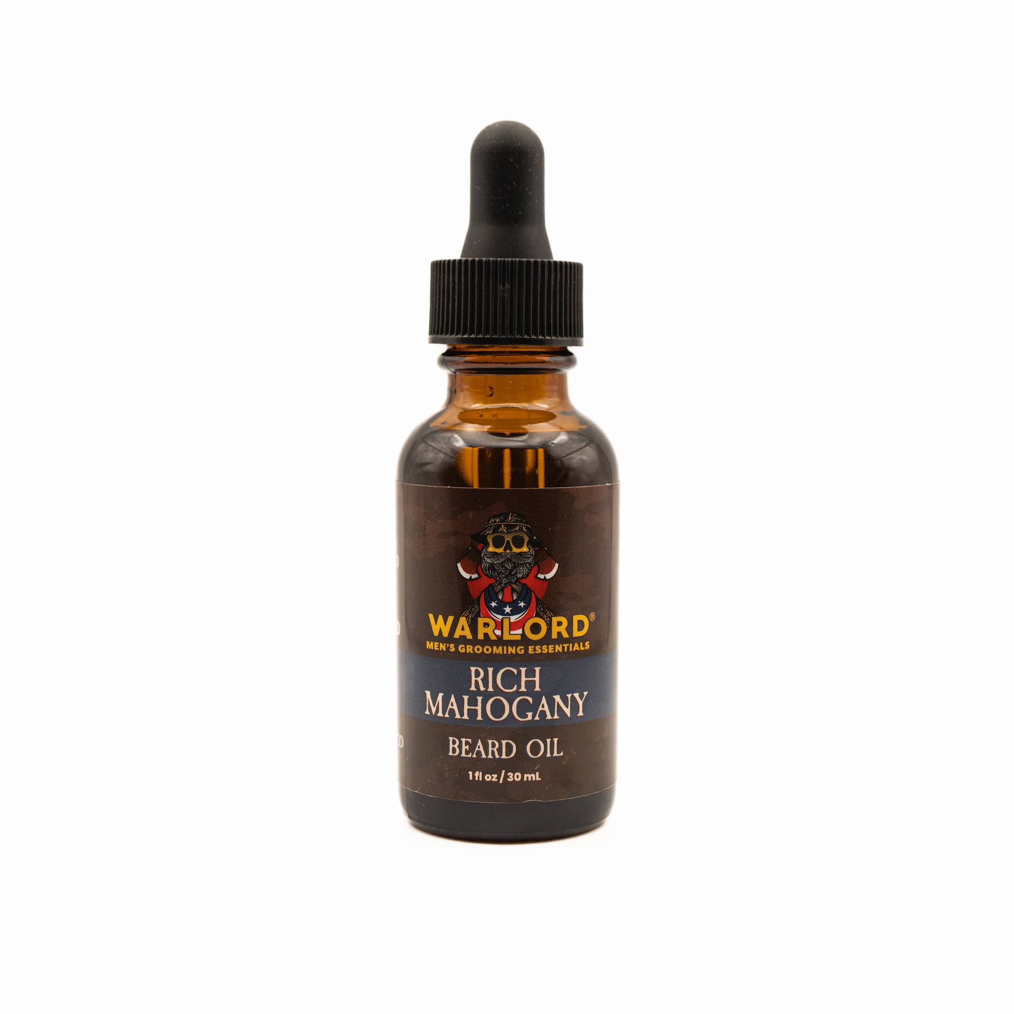 Warlord - Men's Grooming Essentials | Veteran Owned - Rich Mahogany Beard Oil