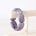 Hot Girls Pearls-Freezable Cooling Jewelry - Amethyst Chicklet Cooling Bracelet