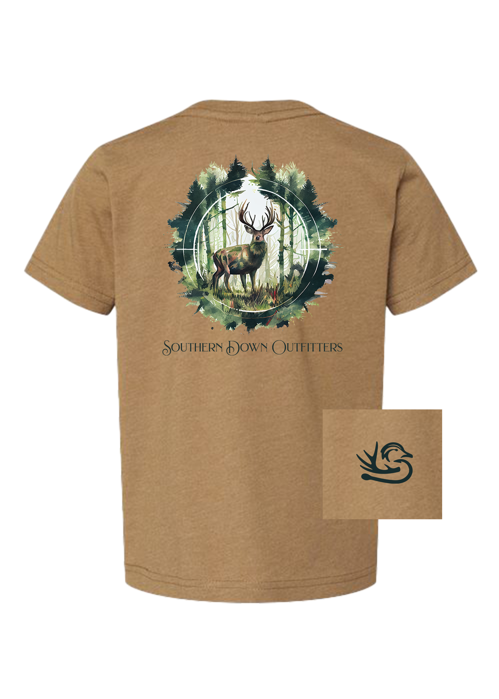 Southern Down Outfitters - Deer Crosshair Toddler Tee