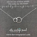 The Vintage Pearl - Just By Being In It Necklace (sterling silver)