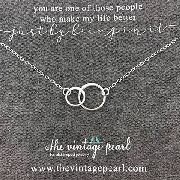 The Vintage Pearl - Just By Being In It Necklace (sterling silver)