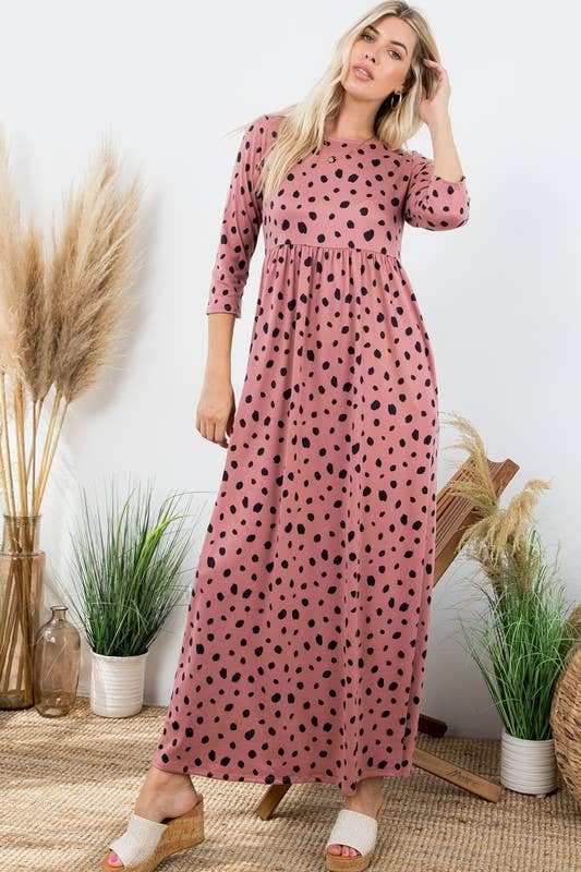 Rose Mellow Fashion - Maxi Dress
