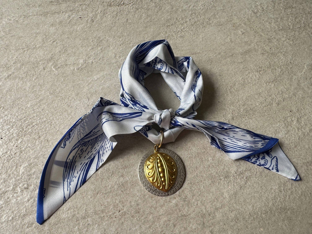 Heritage Medallion Scarf Necklace