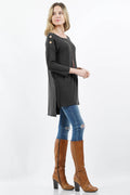 42POPS - ? SC-74713 3Q SLEEVE ONE SIDE WOOD BUTTONS TOP