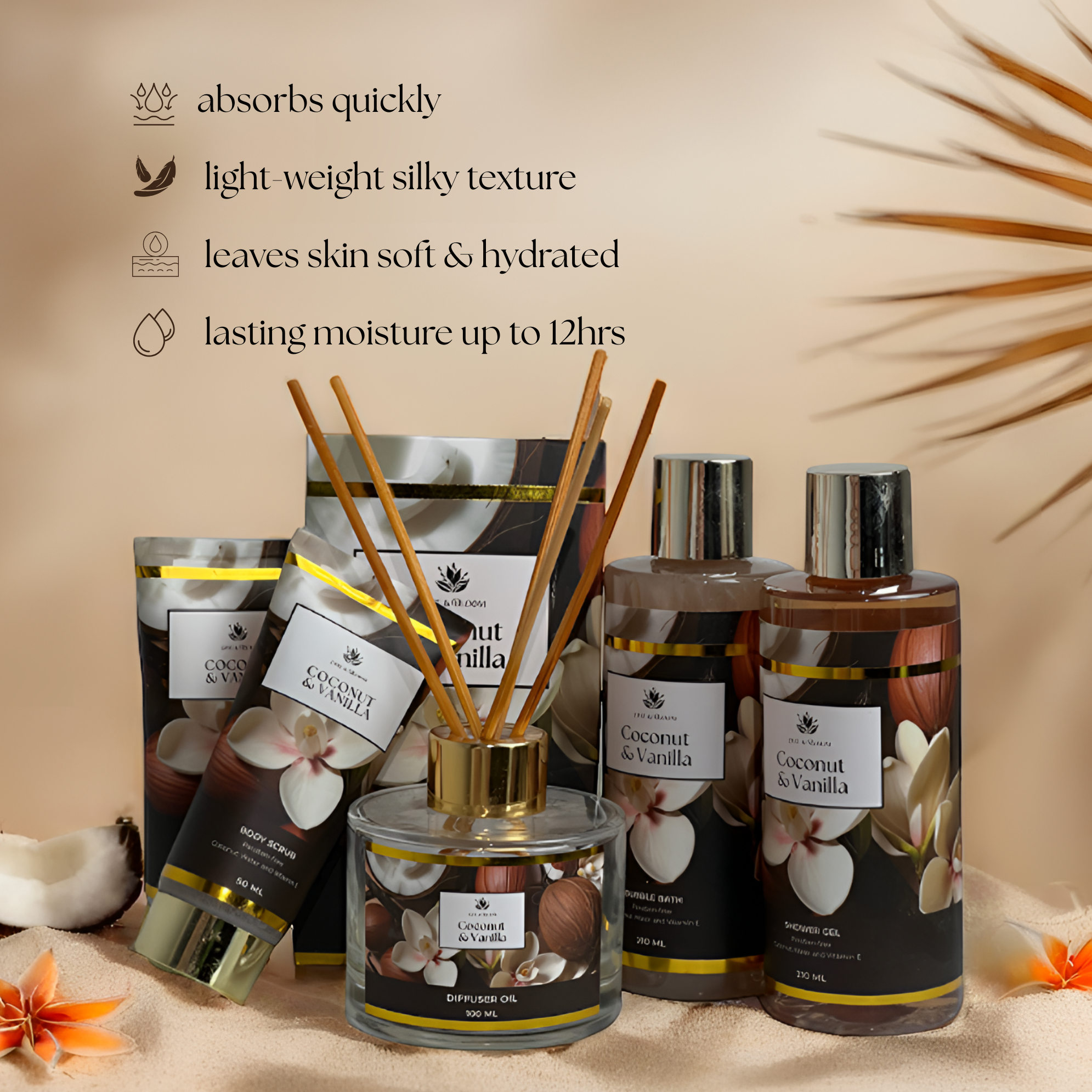 Coconut & Vanilla Luxury Spa Gift Basket