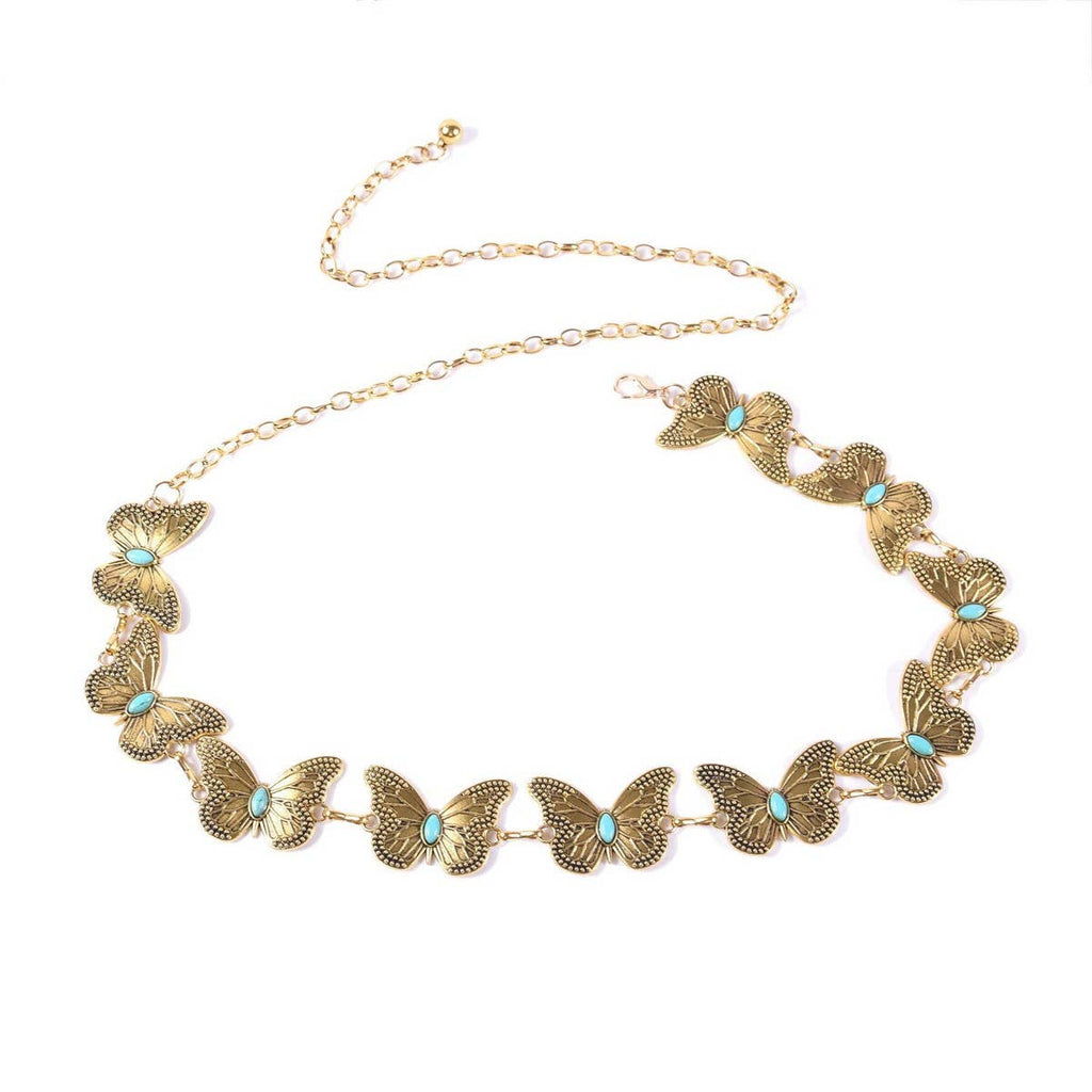 ACCITY - CASUAL RETRO BUTTERFLY DECORATIVE WAIST CHAIN_CWABE0486