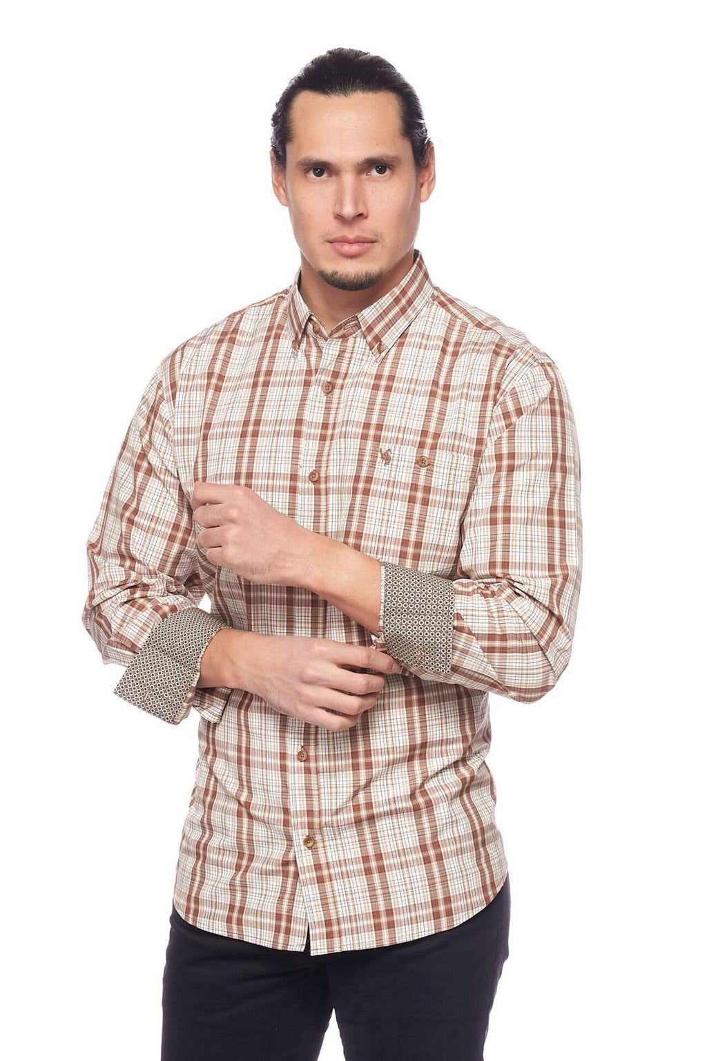 Rodeo Clothing - Men's Western Apparel Regular Fit Plaid shirts