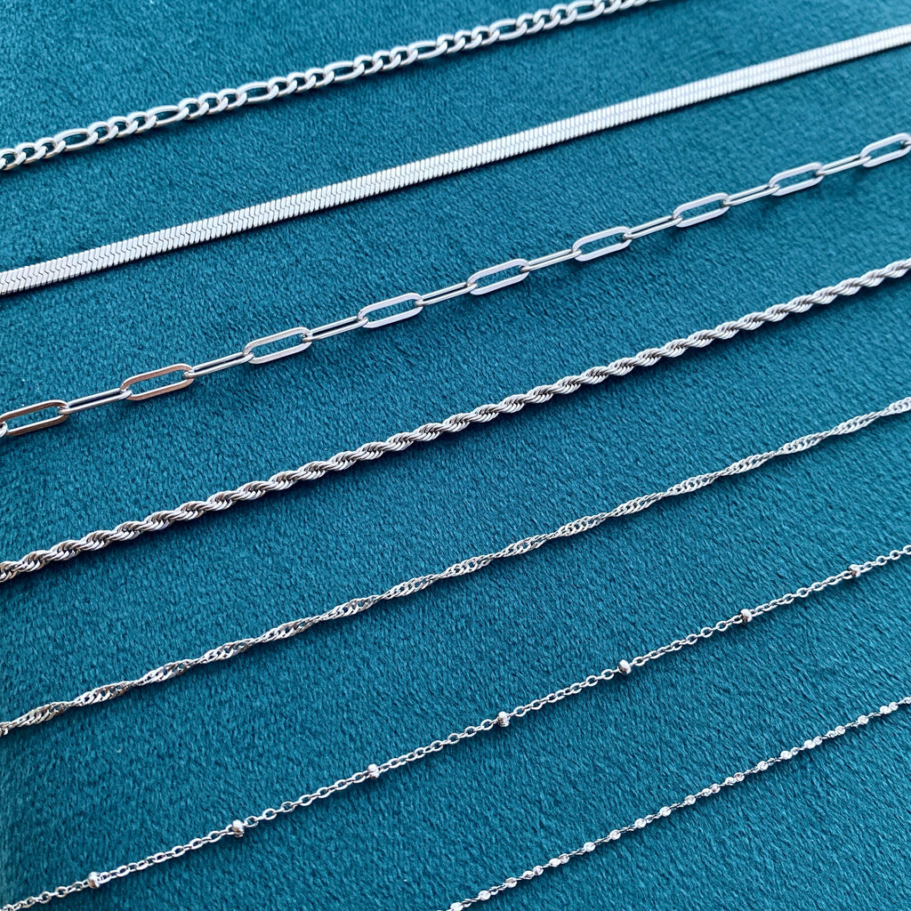 Stainless Steel Chain Necklace, Waterproof Chain