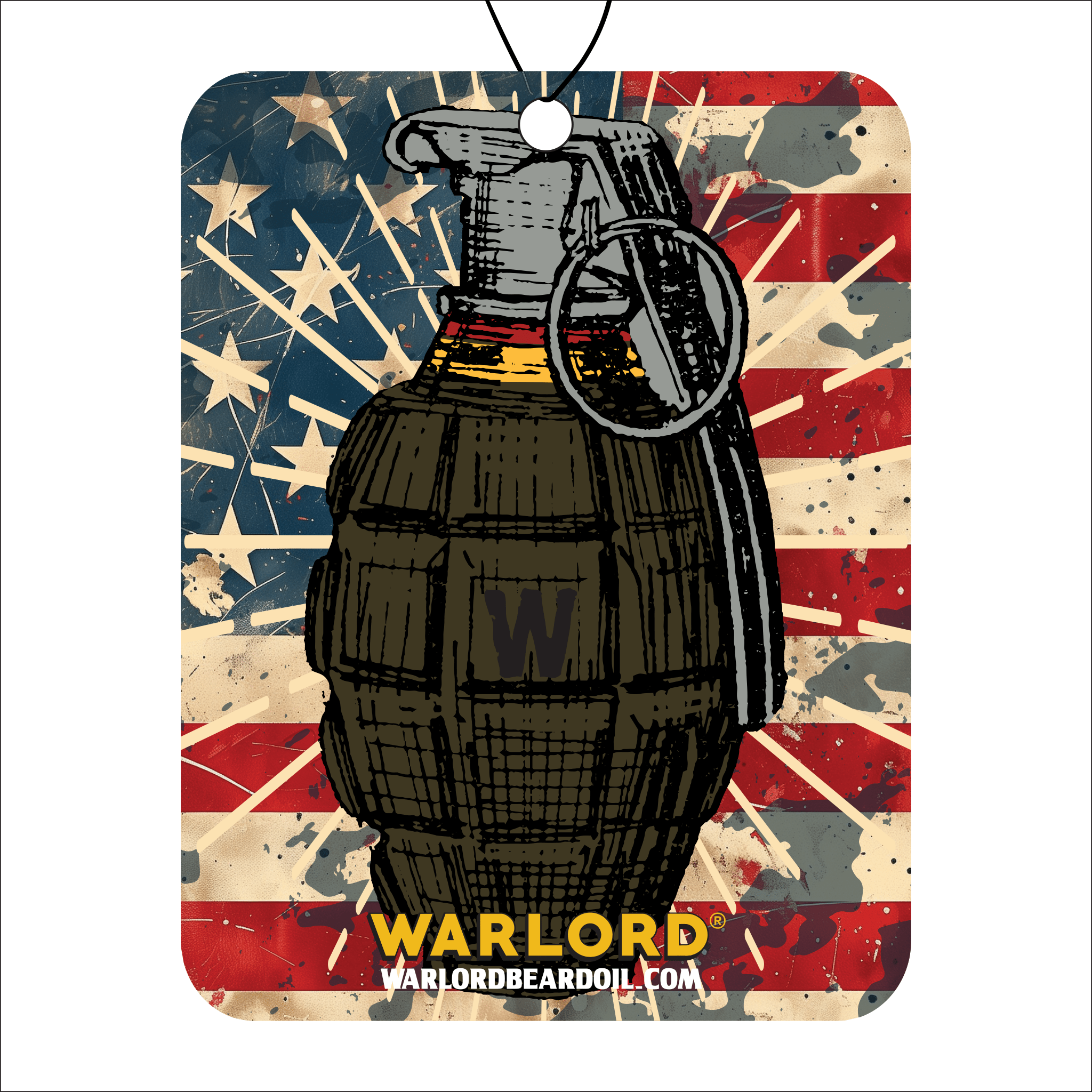 Warlord - Men's Grooming Essentials | Veteran Owned - Frag Out! Southern Tobacco Car Freshener