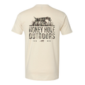 Honey Hole Outdoors - Short Sleeve - Camo Dog - Natural