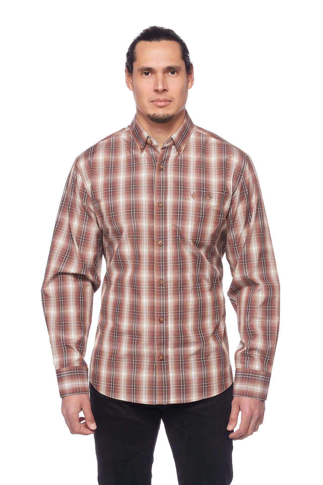 Rodeo Clothing - Men's Western Apparel Regular Fit Plaid shirts