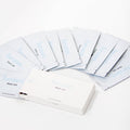 A box of Kleen Ups Mint Oral Care Refreshers Mints with individual packets arranged in a fan display, offering on-the-go freshness.