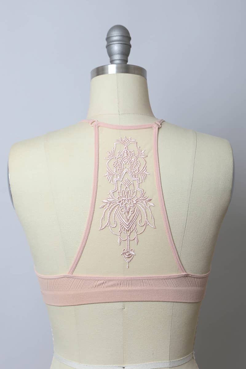 Leto Accessories - Tattoo Back Mesh Bralette – Unique, Comfortable, Stylish ✨