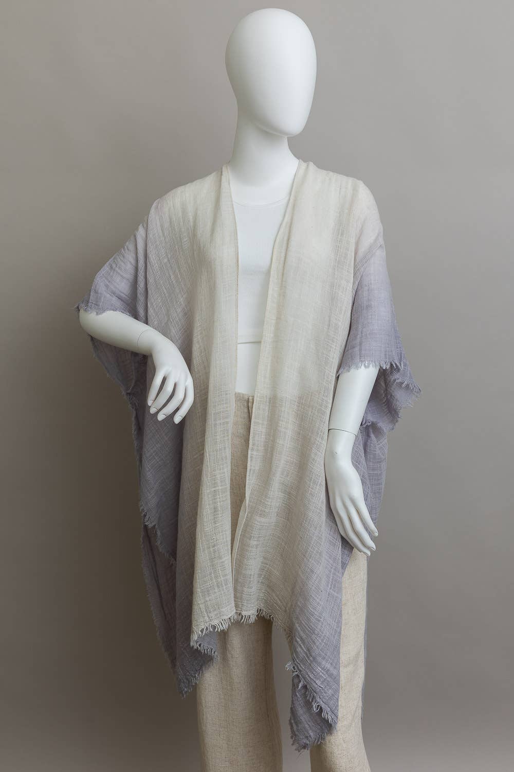 Boho Chic Ombre Kimono – Versatile Beach Cover-Up