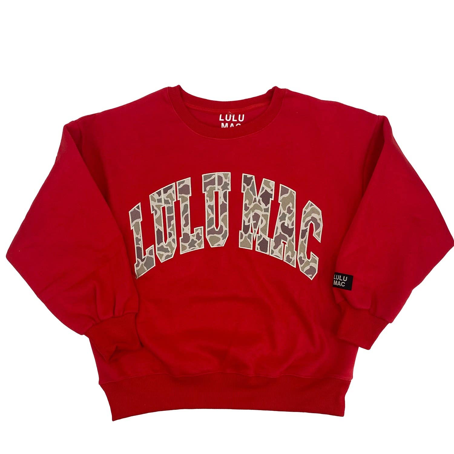 Lulu Mac - Embroidered Sweatshirt - Camo Collection