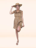 GRACE+EMMA by Southern Grace - Ways of the Wild Brown Leopard Romper