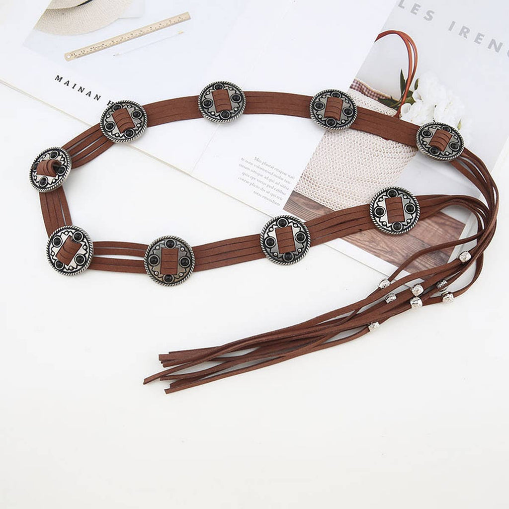 ACCITY - VINTAGE BOHEMIAN EMBELLISHED BELT_CWABE0260