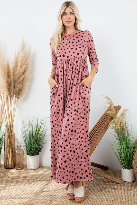 Rose Mellow Fashion - Maxi Dress