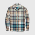 SURFSIDESUPPLY - Brian Ombre Plaid Shirt - Aqua Combo