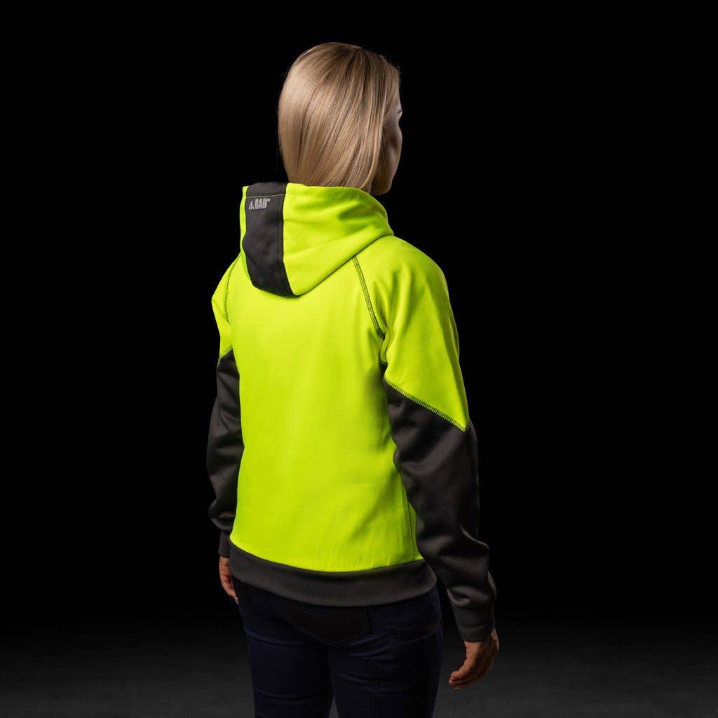 BAD WORKWEAR - BAD WOMENS ESSENTIAL™ HI-VIS FLEECE HOODIE