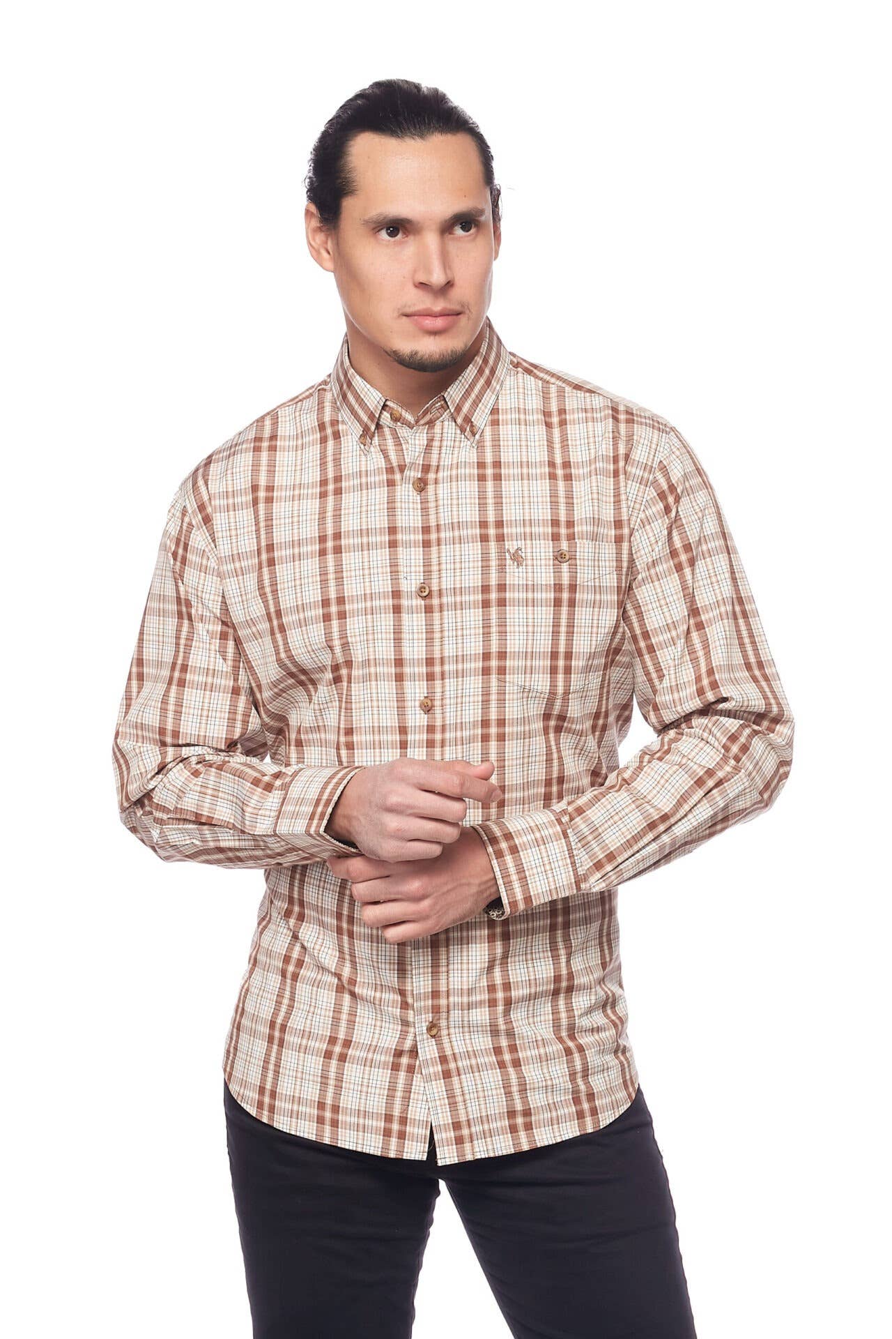 Rodeo Clothing - Men's Western Apparel Regular Fit Plaid shirts