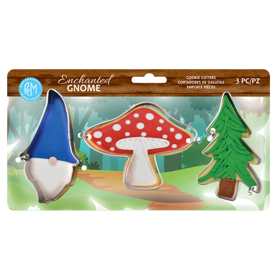 R&M International - Enchanted Gnome 3 PC Cookie Cutter Set