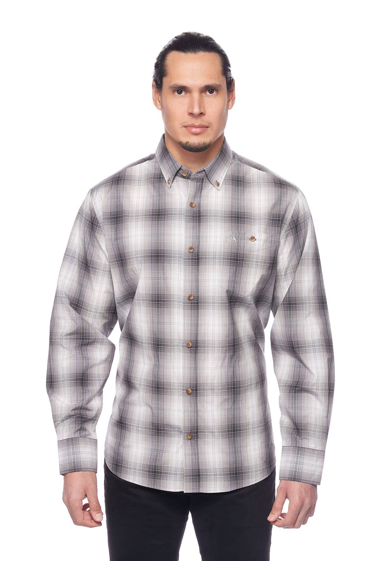 Rodeo Clothing - Men's Western Apparel Regular Fit Plaid shirts