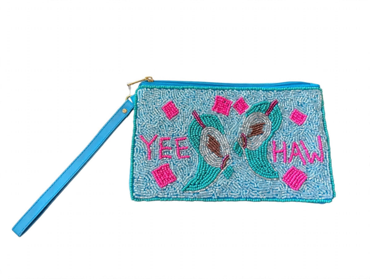 YEE - HAW sky blue Concert bag