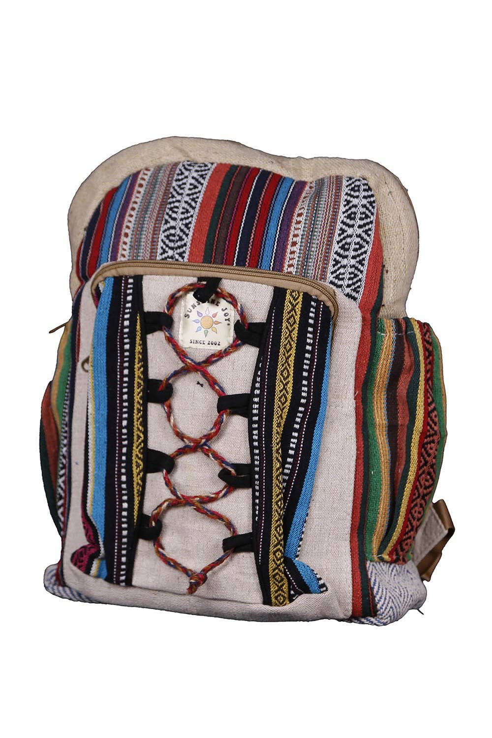 Woven Hemp Backpack