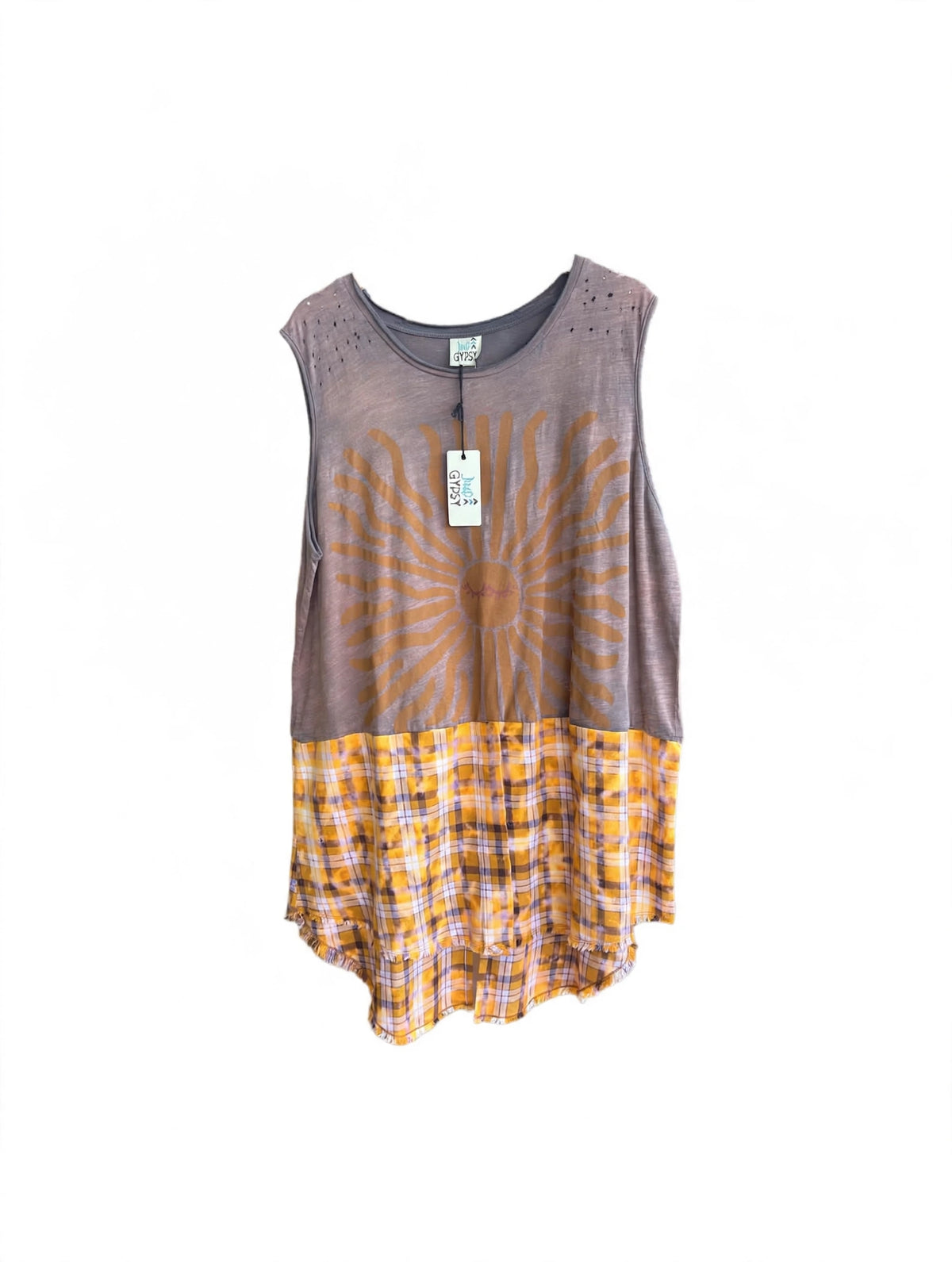 Jaded Gypsy- You Are My Sunshine Tank/Tunic