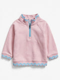 Toddler Pink ¼ zip pullover