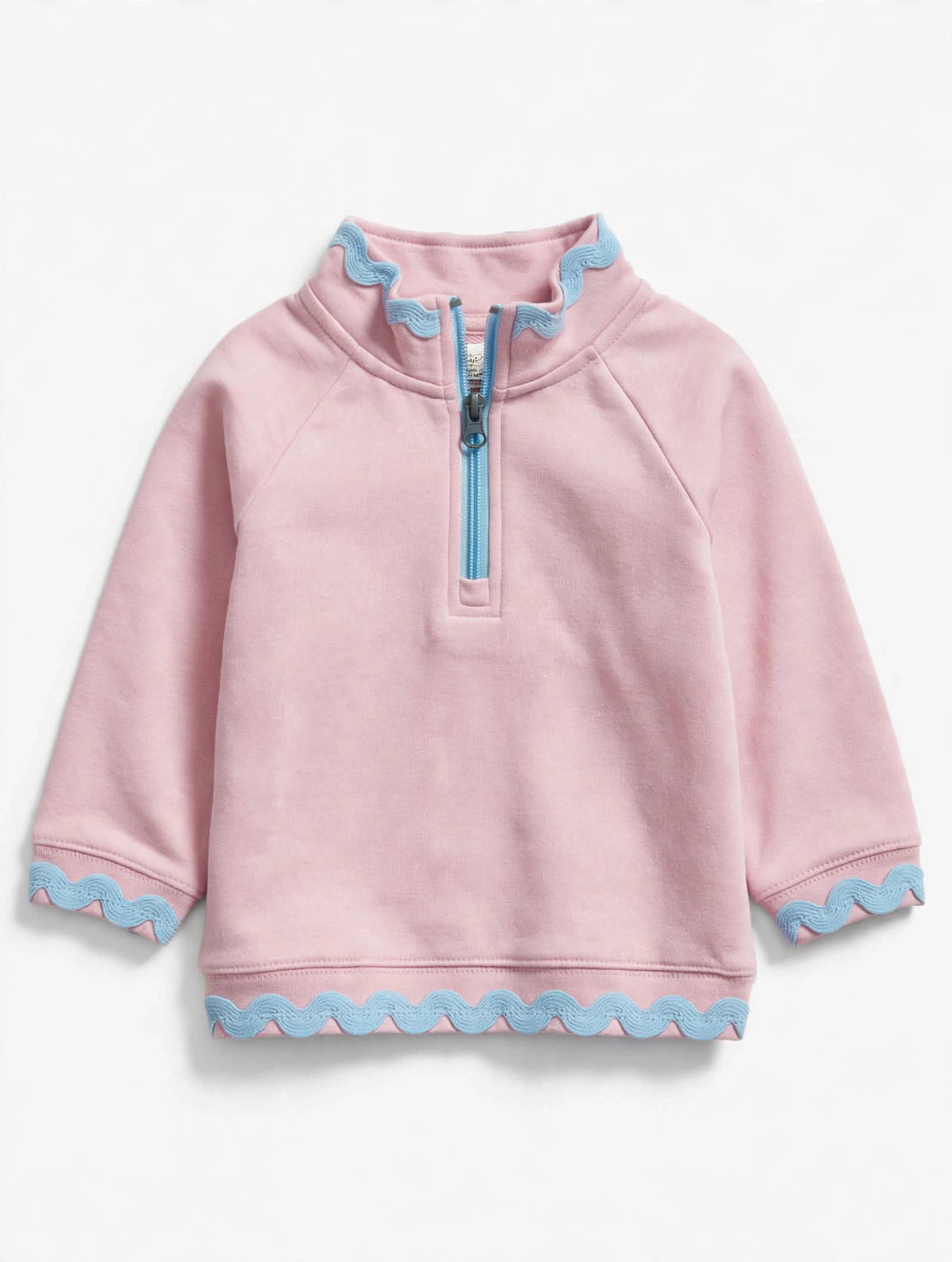 Toddler Pink ¼ zip pullover