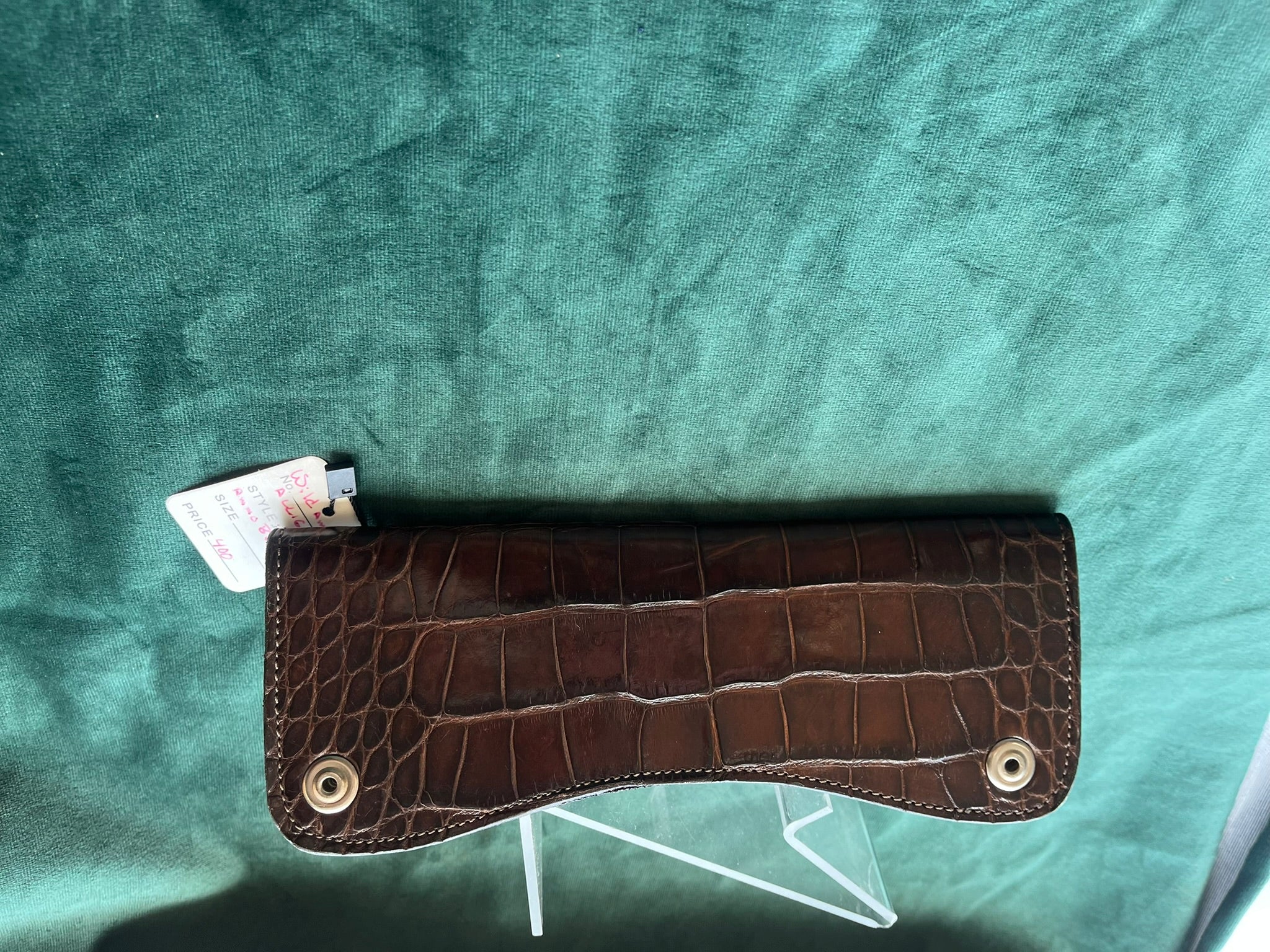 Wild American alligator  bullet belt holster