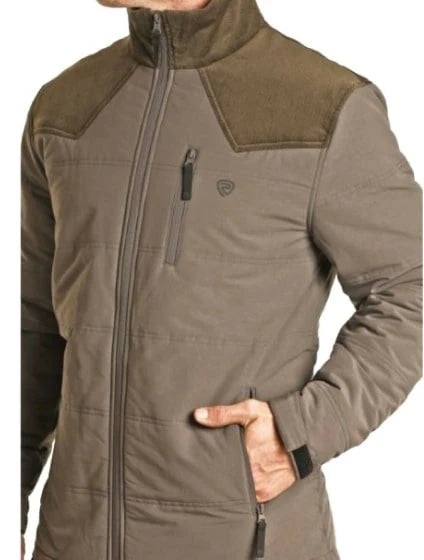 Rock & Roll Men's Jacket Vintage '46 Quilted Performance Corduroy