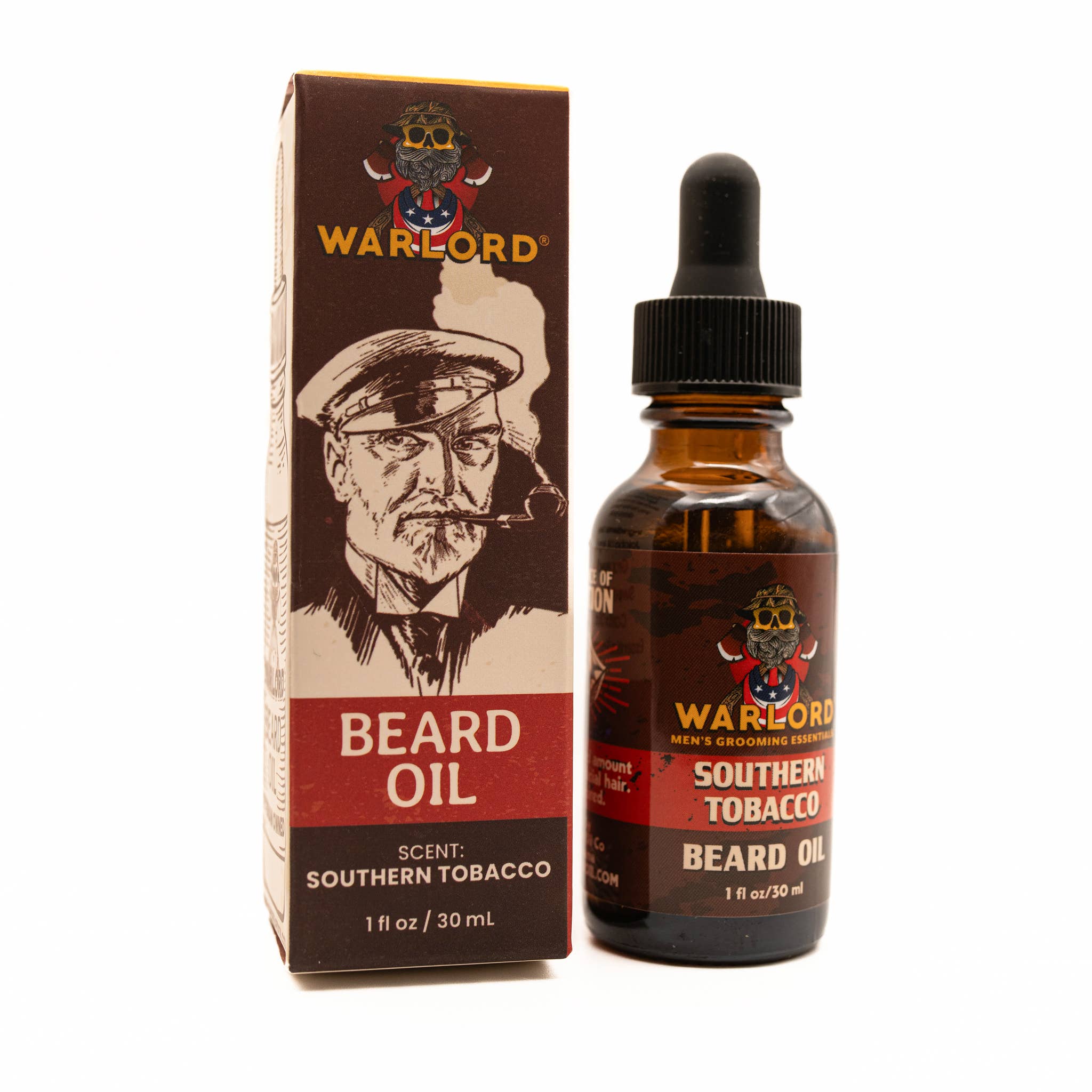 Warlord - Men's Grooming Essentials | Veteran Owned - Southern Tobacco Beard Oil