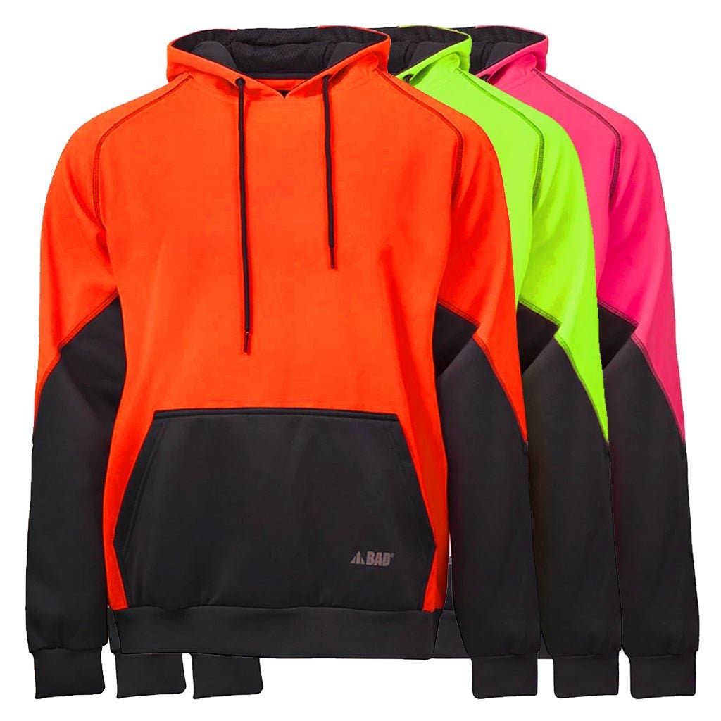BAD WORKWEAR - BAD WOMENS ESSENTIAL™ HI-VIS FLEECE HOODIE