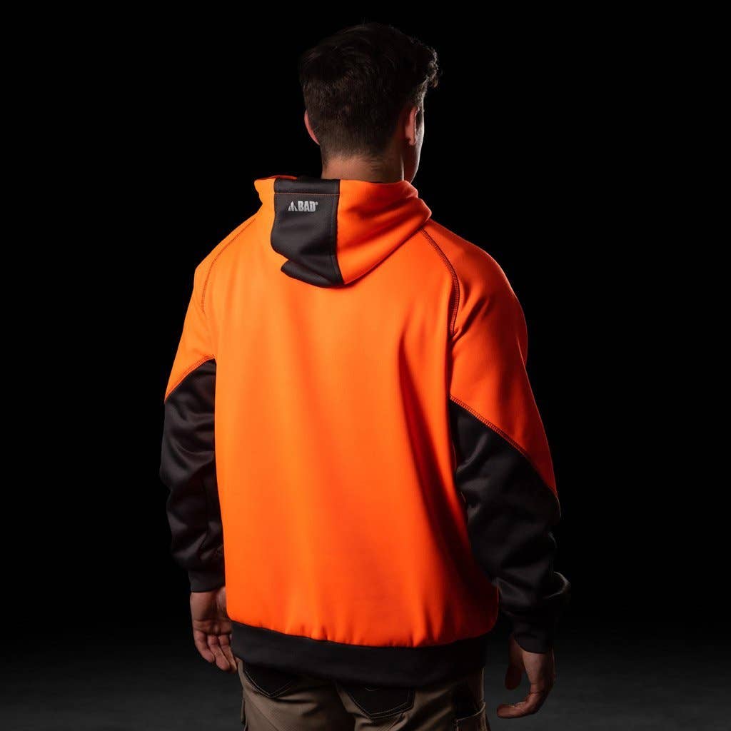 BAD WORKWEAR - BAD ESSENTIAL™ HI-VIS FLEECE HOODIE