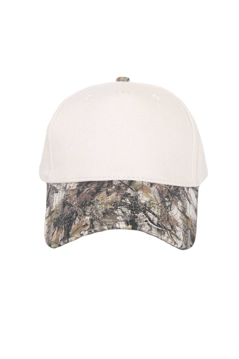Katydid - Camo and Tan Blank Vintage Hat
