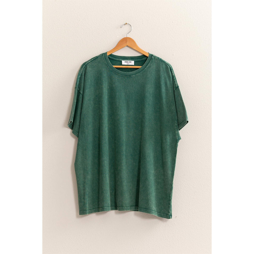 HYFVE - DZ24E437-OVERSIZED DISTRESSED COTTON T-SHIRT