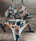 AK47 Southern Co. - Duck Camo Tie String Bikini 