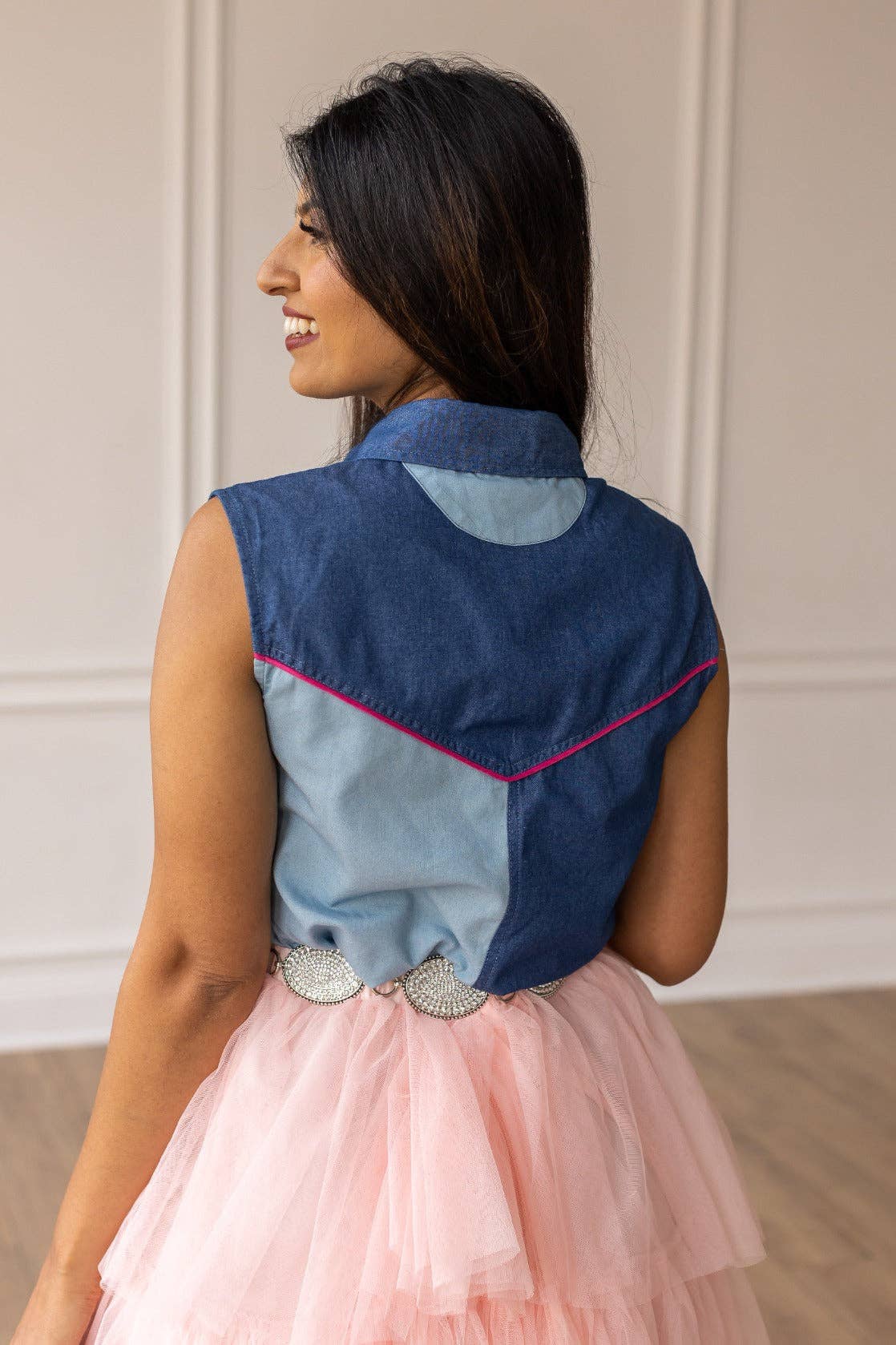 GRACE+EMMA by Southern Grace - Howdy Partner Denim Button Up