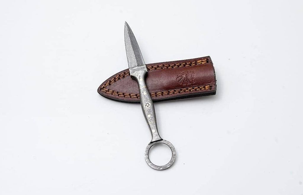 Titan International - Damascus Ring Knife