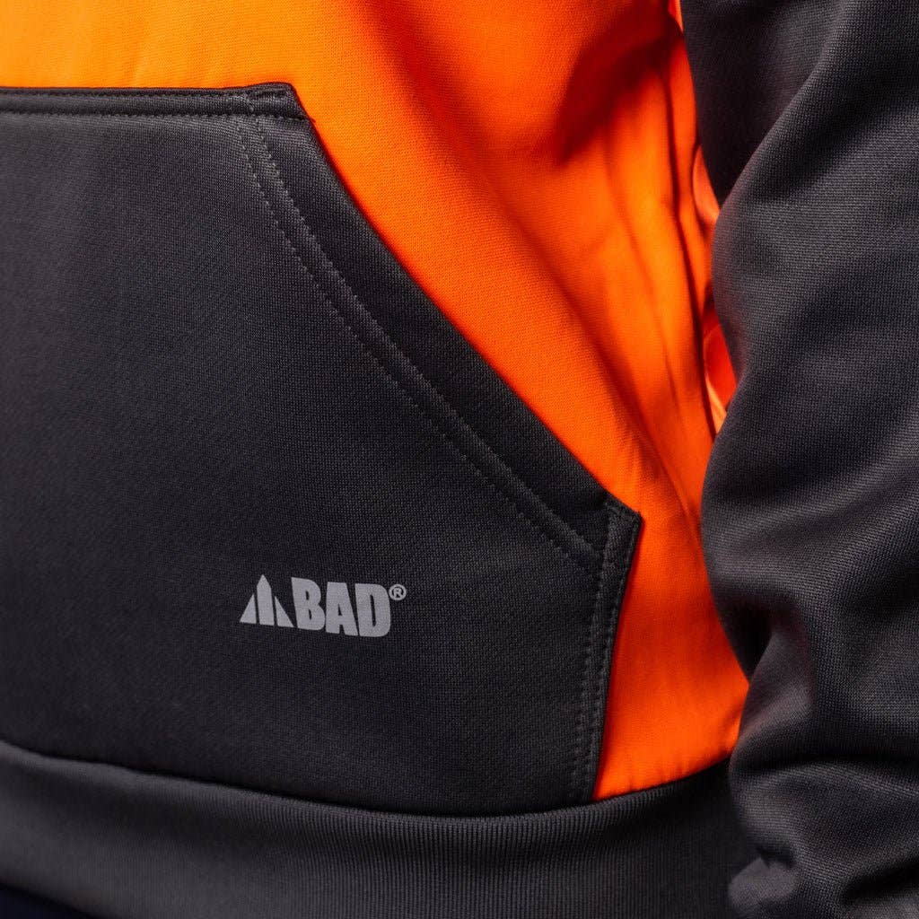 BAD WORKWEAR - BAD WOMENS ESSENTIAL™ HI-VIS FLEECE HOODIE