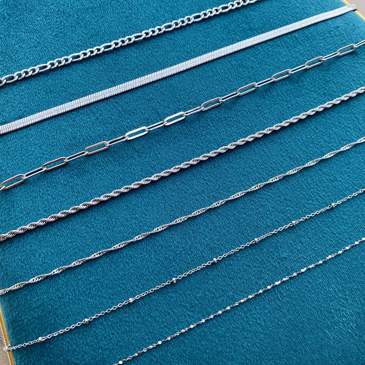 Stainless Steel Chain Necklace, Waterproof Chain