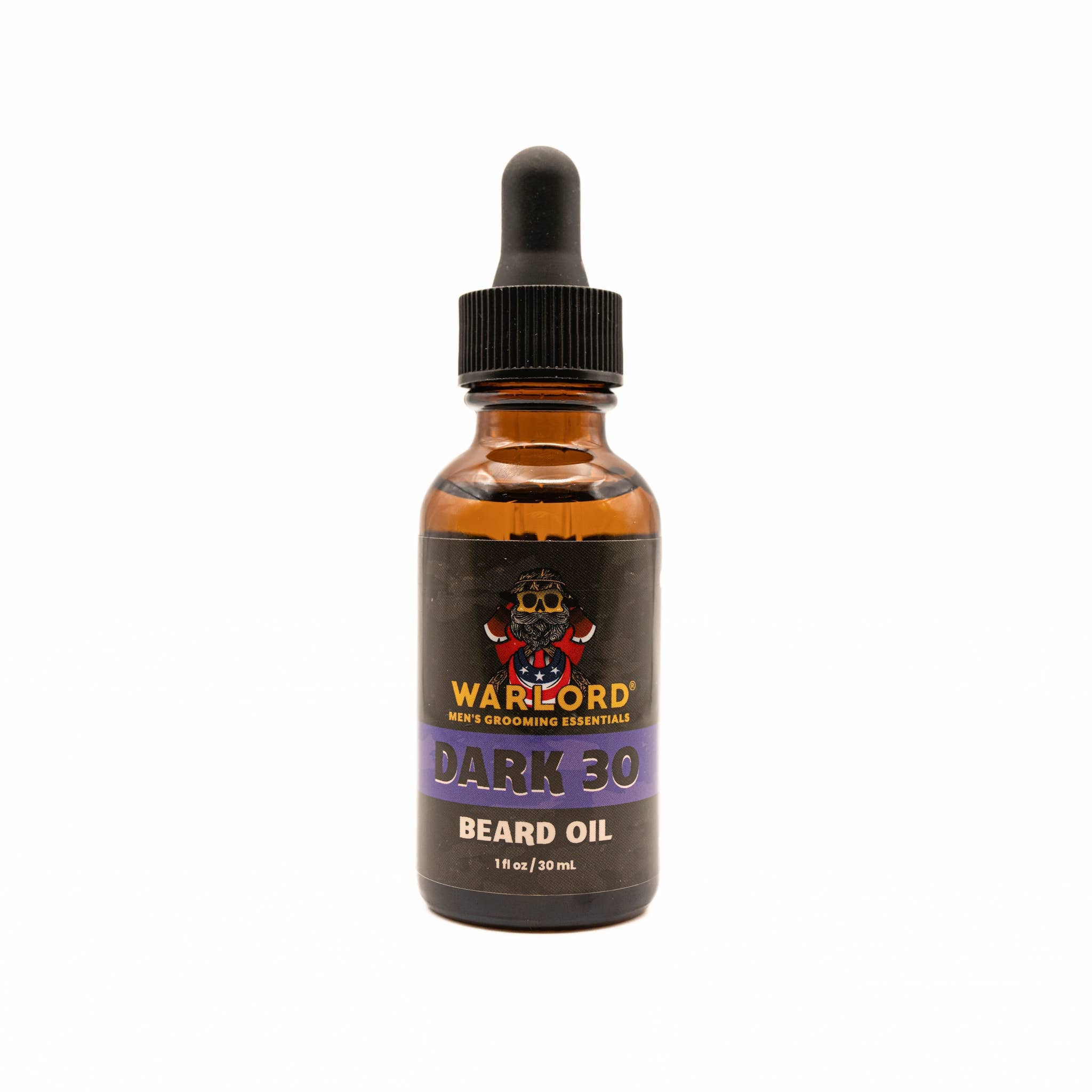 Warlord - Men's Grooming Essentials | Veteran Owned - Dark 30 Beard Oil