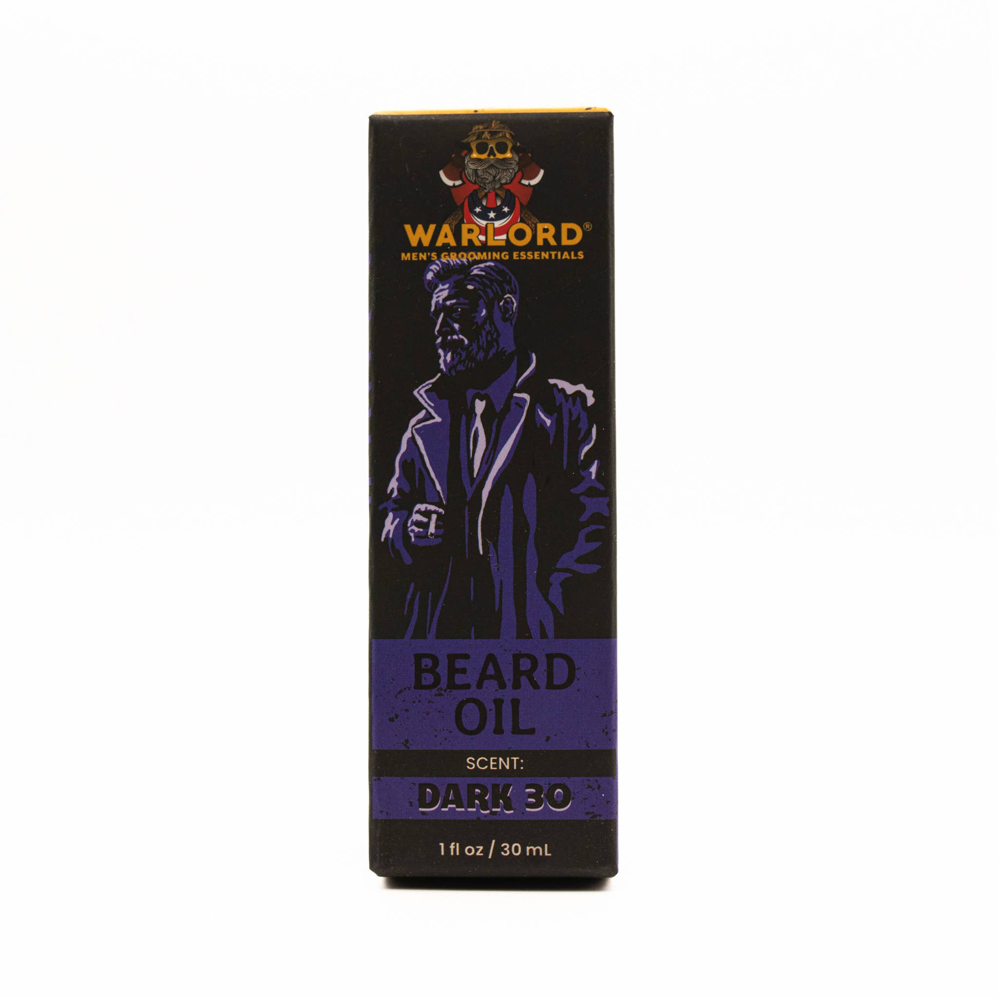 Warlord - Men's Grooming Essentials | Veteran Owned - Dark 30 Beard Oil