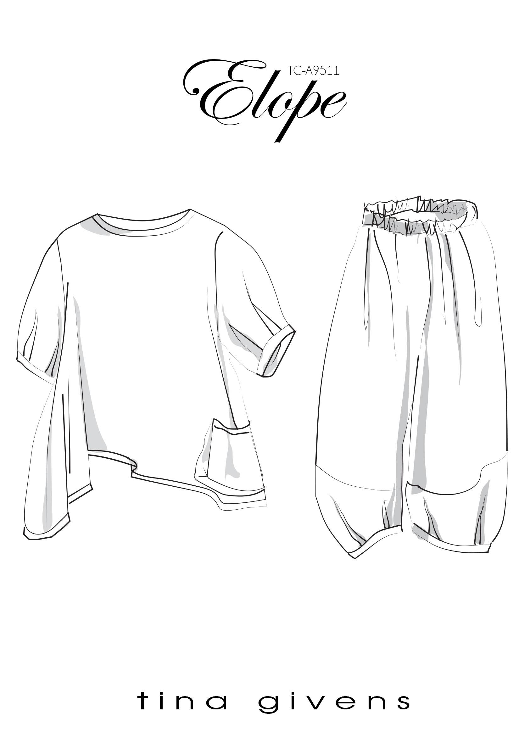 Tina Givens - ELOPE CROP TOP & PANT TG-A9511