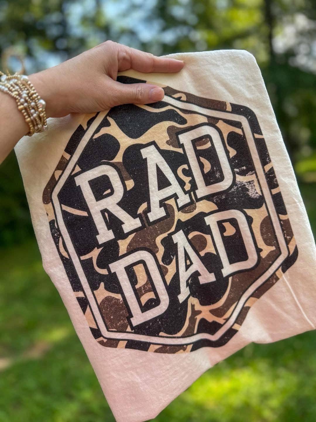 ZZ Threadz - Camo Rad Dad Men's Graphic Tee