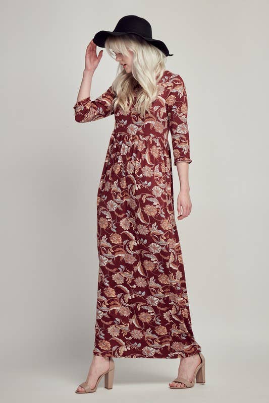 Rose Mellow Fashion - Maxi Dress