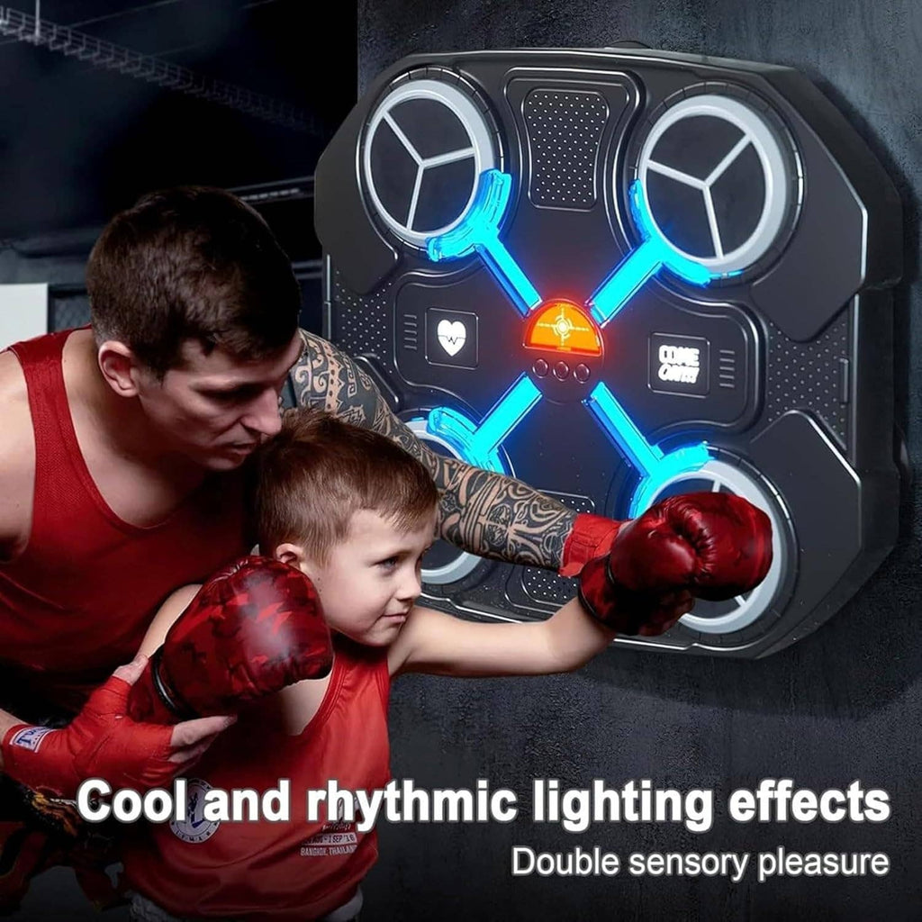 Smart Music Boxing Machine with Boxing Gloves, Home Bluetooth